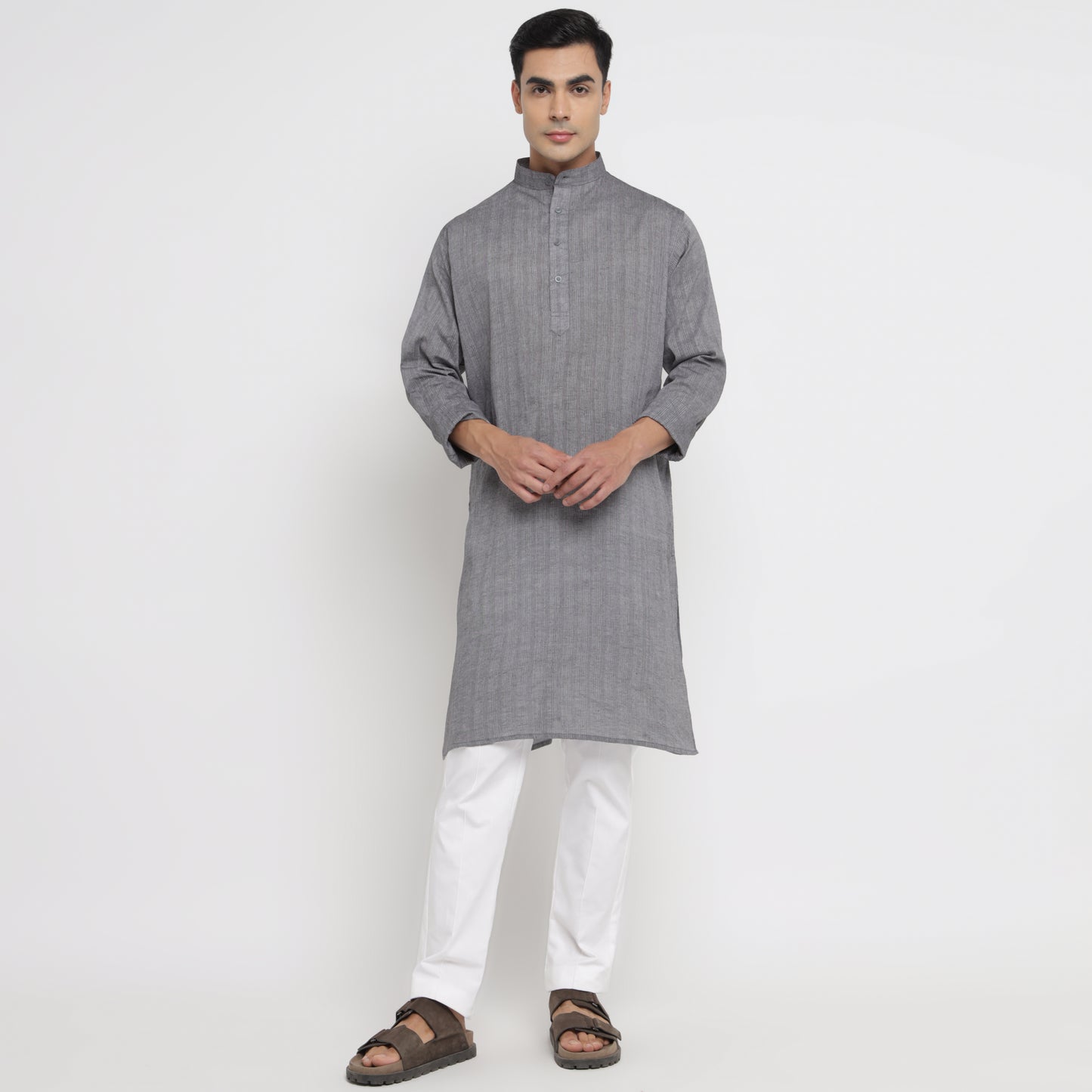 grey kurta