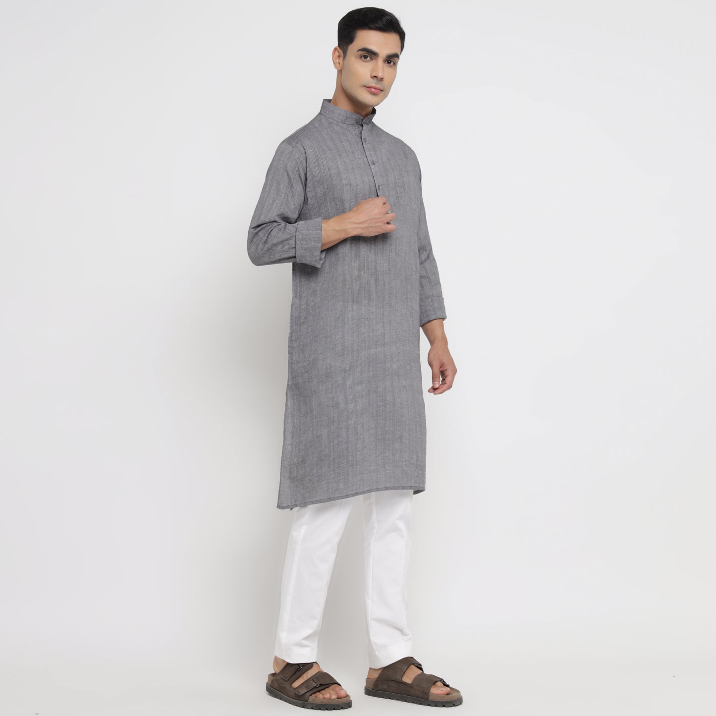 grey kurta