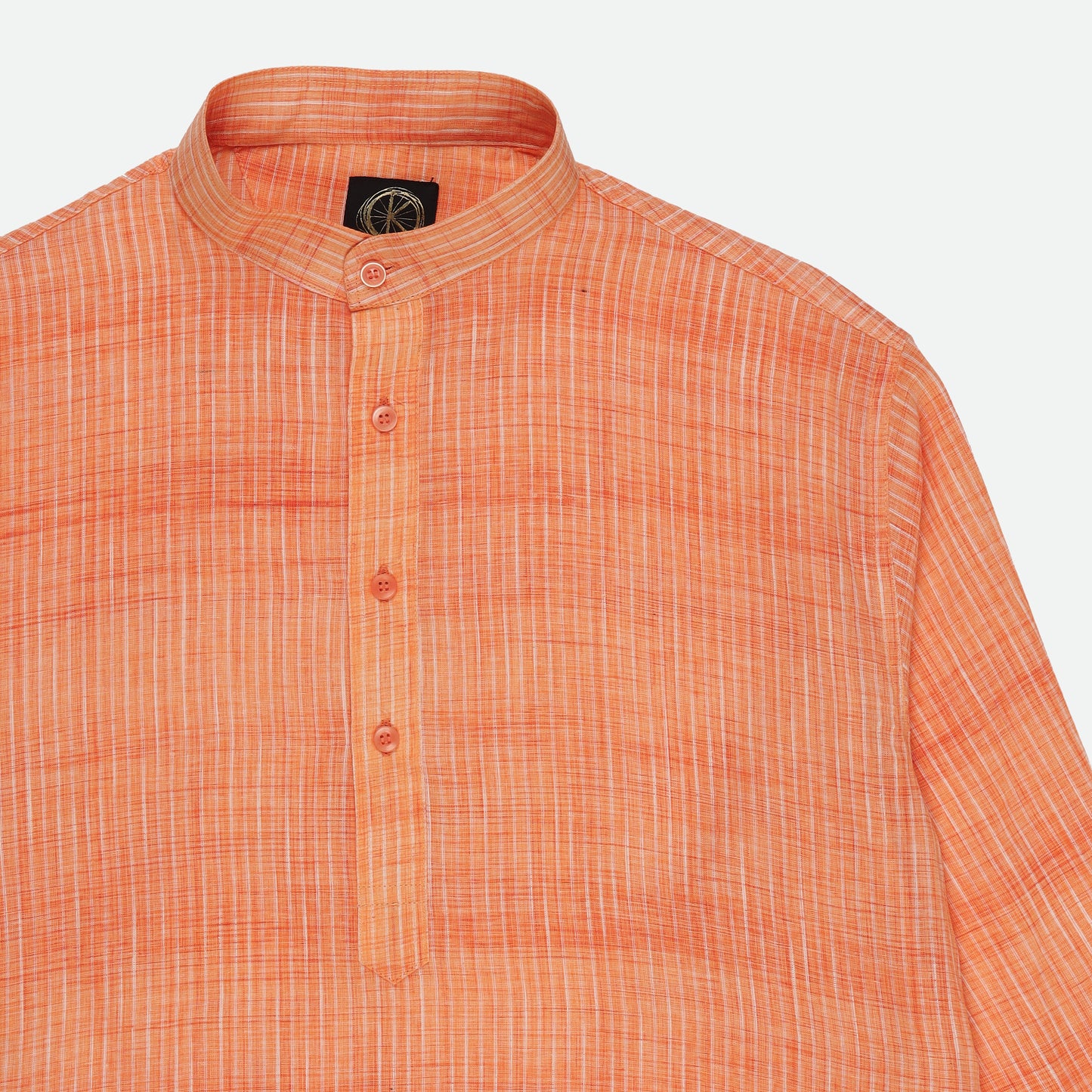 orange stripes kurta