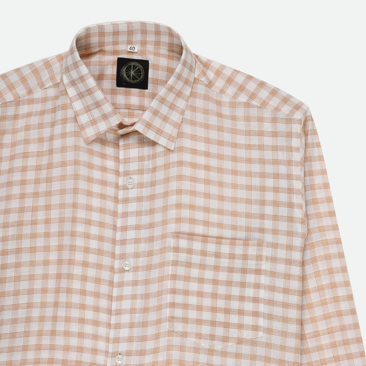 elegant check shirt