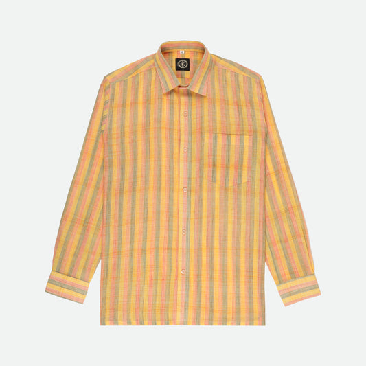 Mustard Stripe Full Shirt